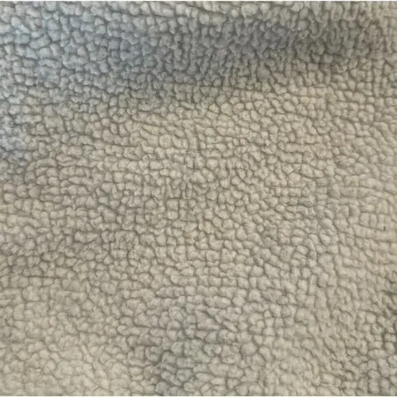 REFORMATION Size Small Shearling Street Jacket Jean Denim Trucker Sherpa READ - Picture 8 of 10